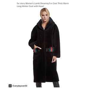 Fur Story Hooded coat